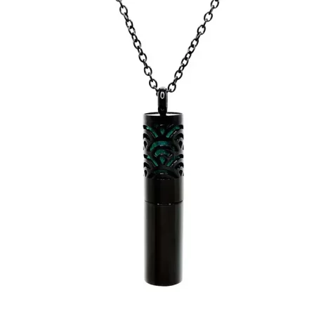Collier aromathérapie noir